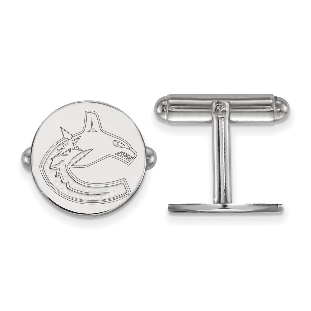 Sterling Silver NHL Vancouver Canucks Cuff Links
