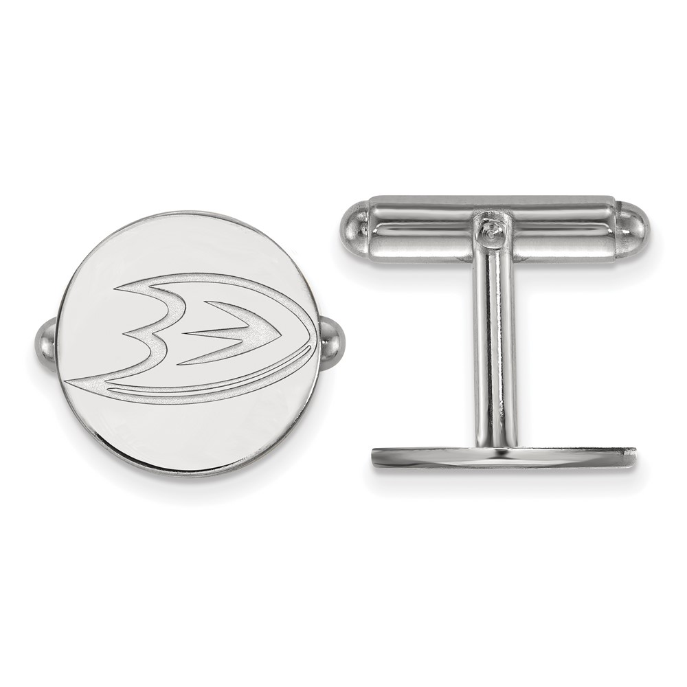 Sterling Silver NHL Anaheim Ducks Cuff Links