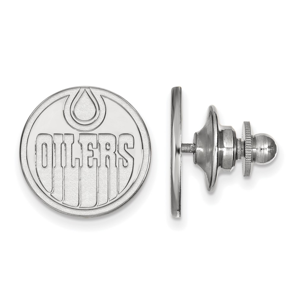 Sterling Silver NHL Edmonton Oilers Lapel or Tie Pin