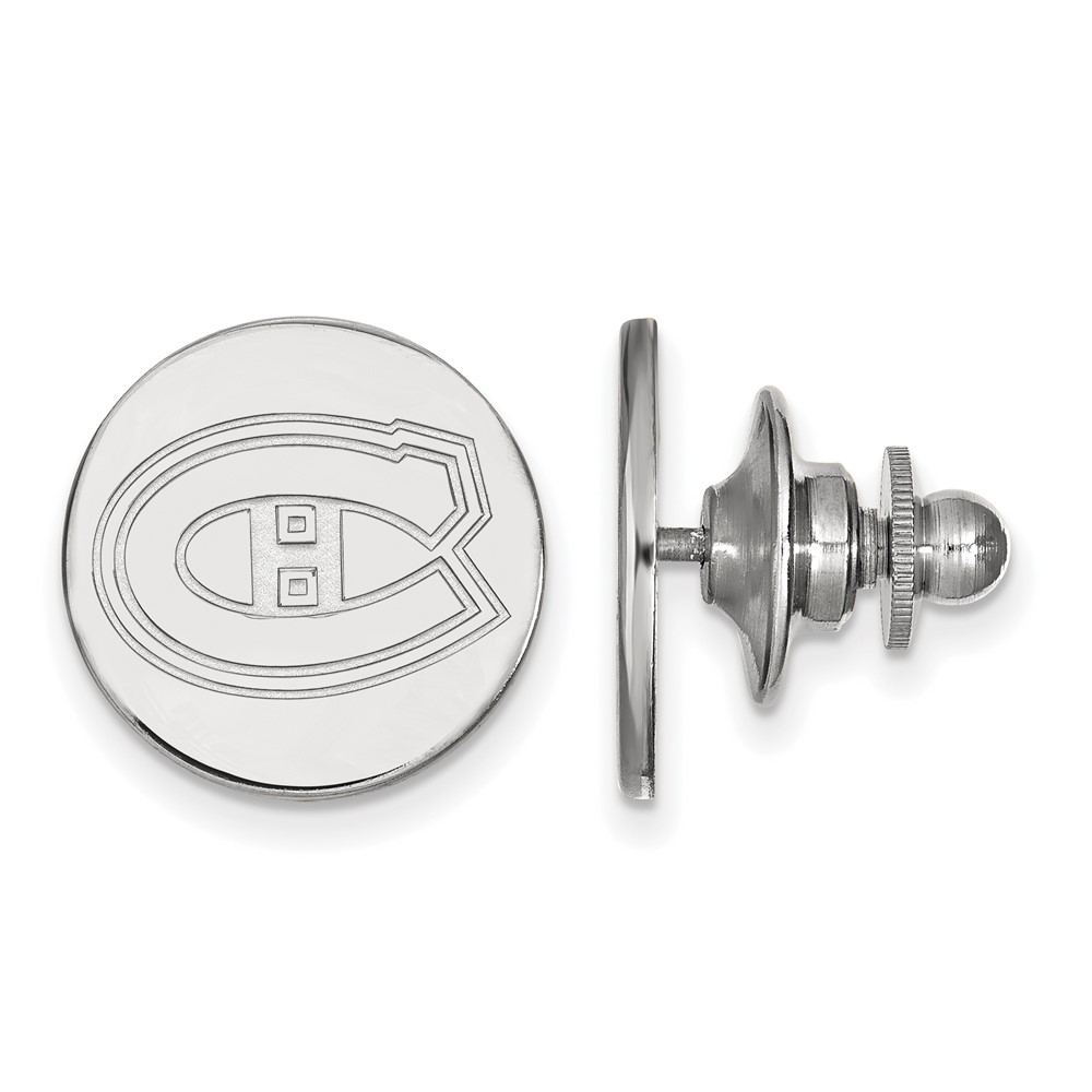 Sterling Silver NHL Montreal Canadiens Lapel or Tie Pin