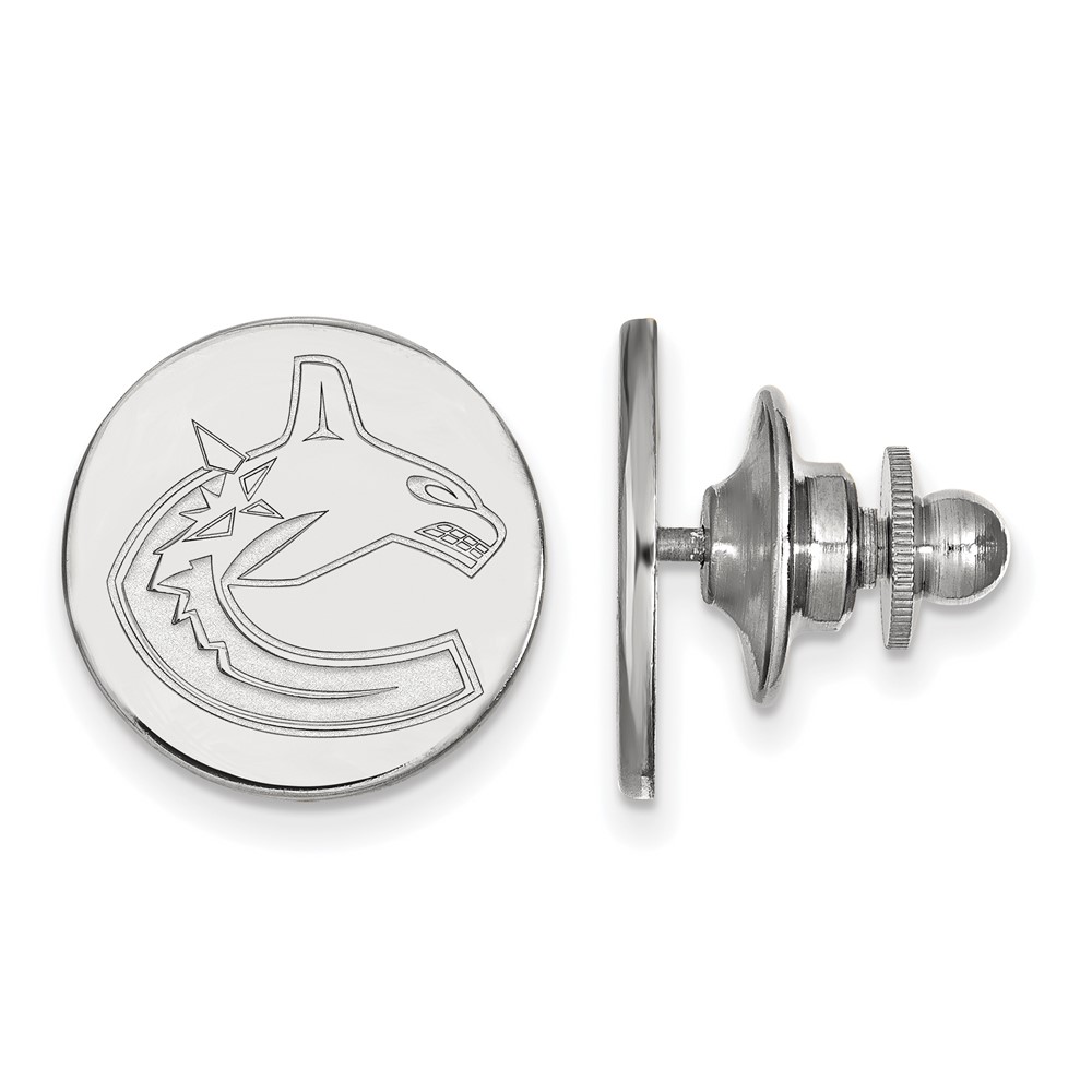 Sterling Silver NHL Vancouver Canucks Lapel or Tie Pin