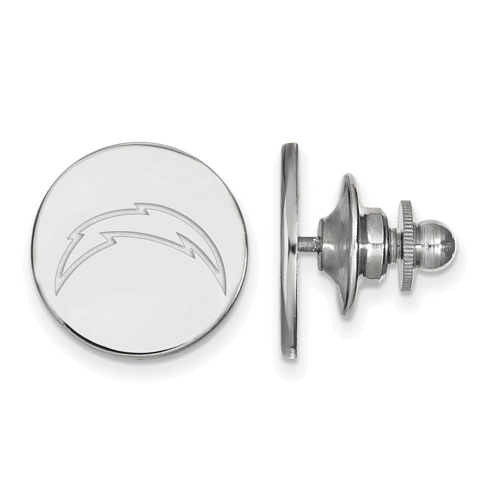 14k White Gold NFL Los Angeles Chargers Lapel or Tie Pin