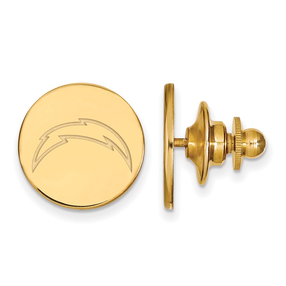14k Yellow Gold NFL Los Angeles Chargers Lapel or Tie Pin