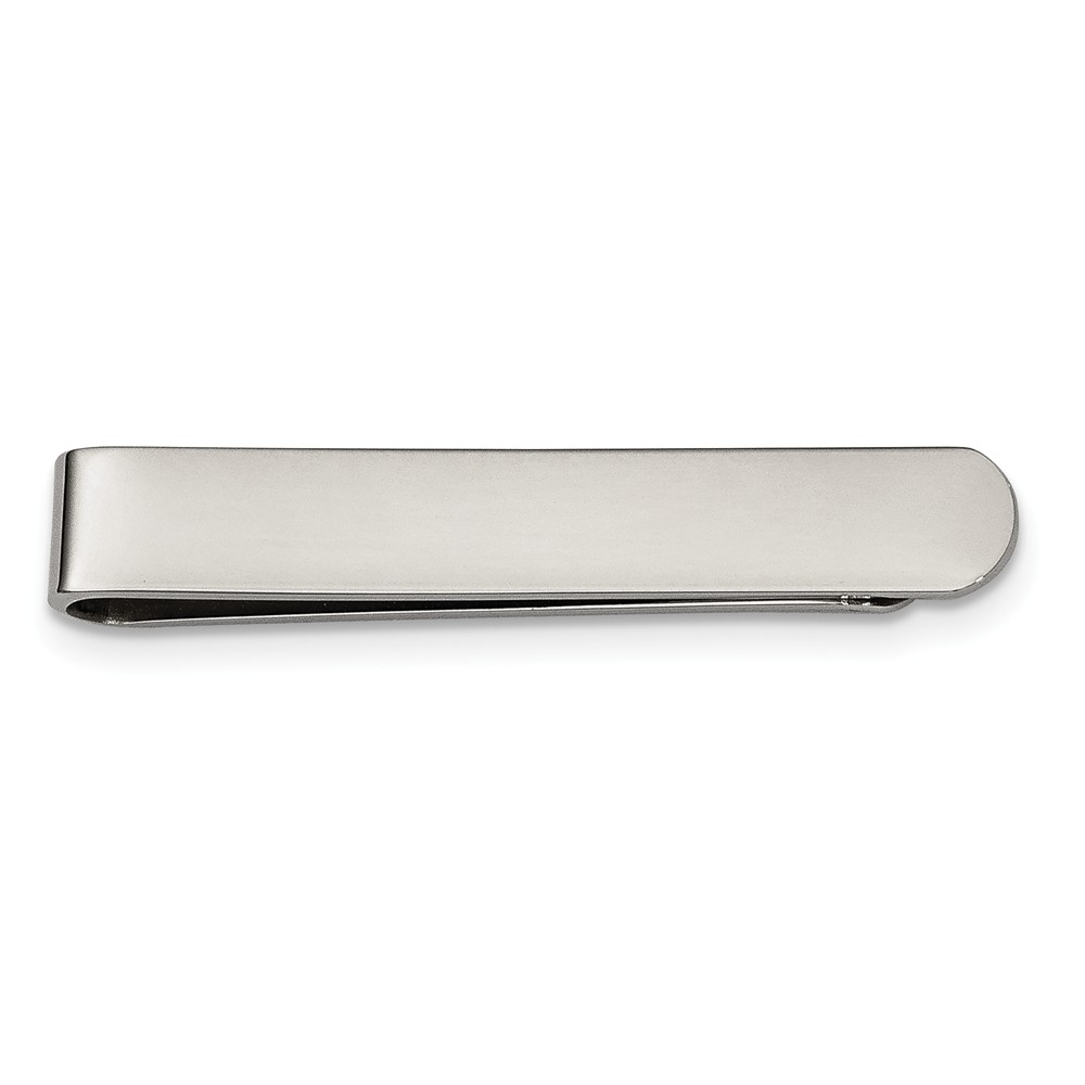 Men&#039;s Polished Stainless Steel Narrow Money Clip