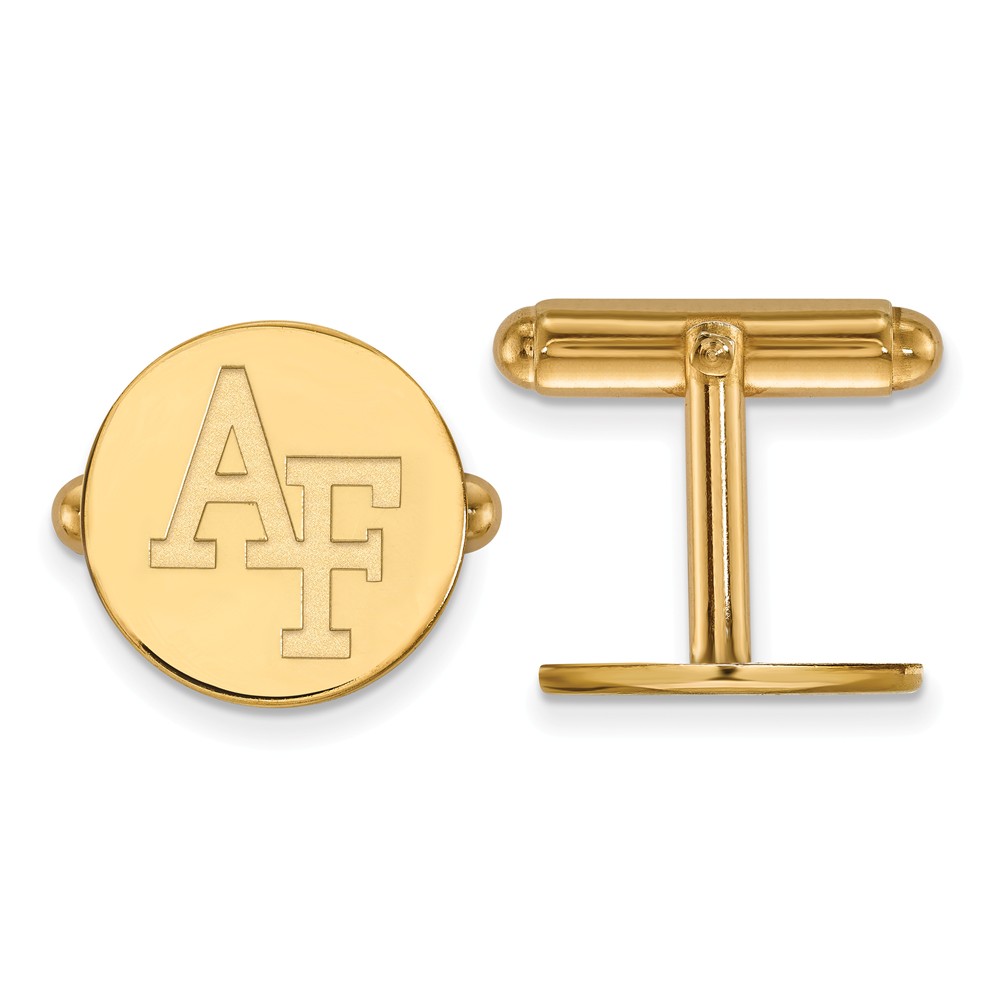 14k Yellow Gold United States Air Force Academy Cuff Links