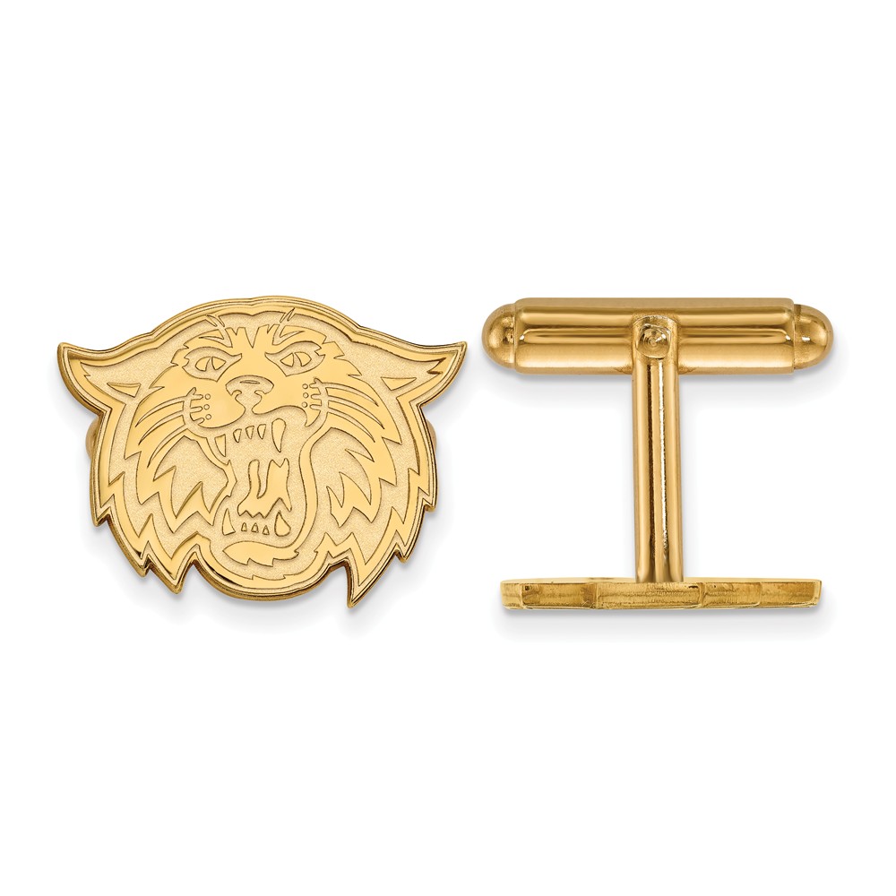 14k Yellow Gold Villanova University Cuff Links