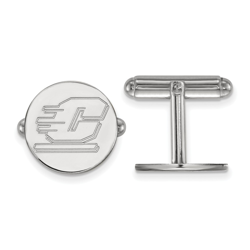 Sterling Silver Central Michigan University Cuff Links