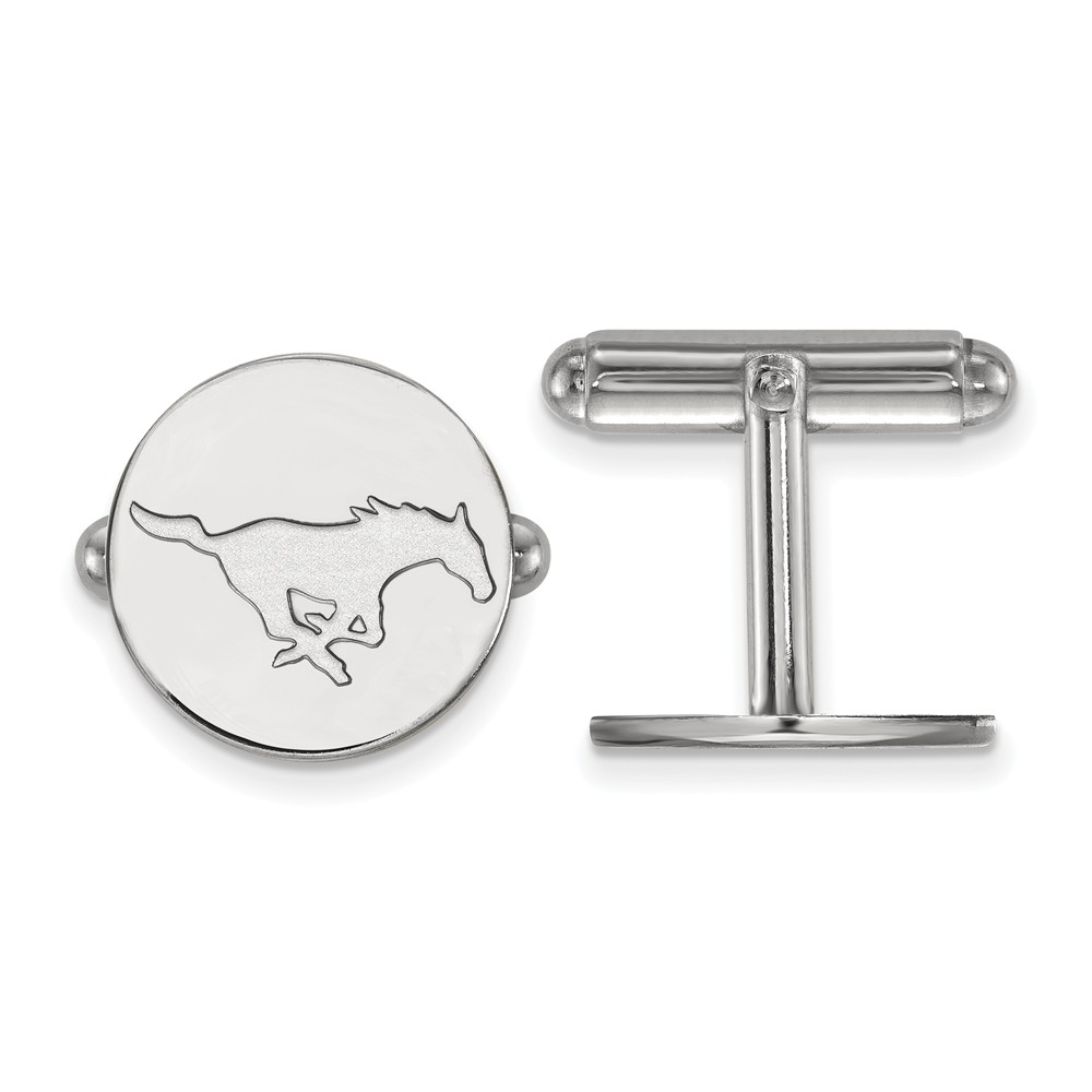 Sterling Silver Southern Methodist University Cuff Link