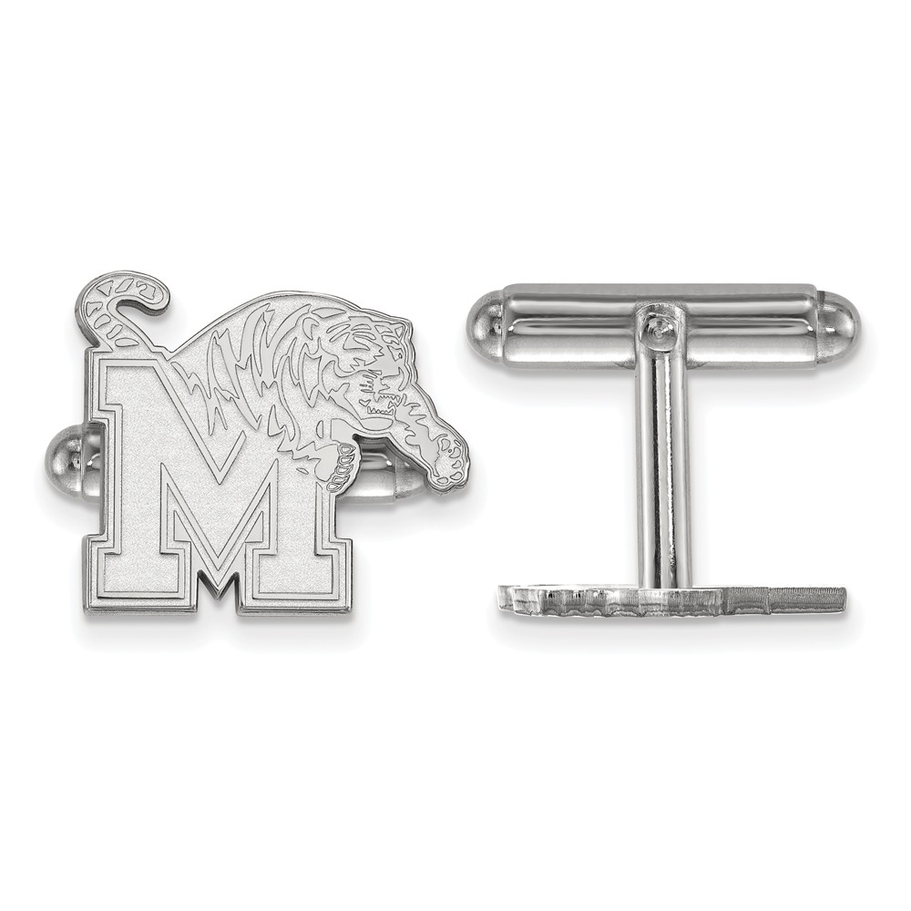 Sterling Silver University of Memphis Cuff Links