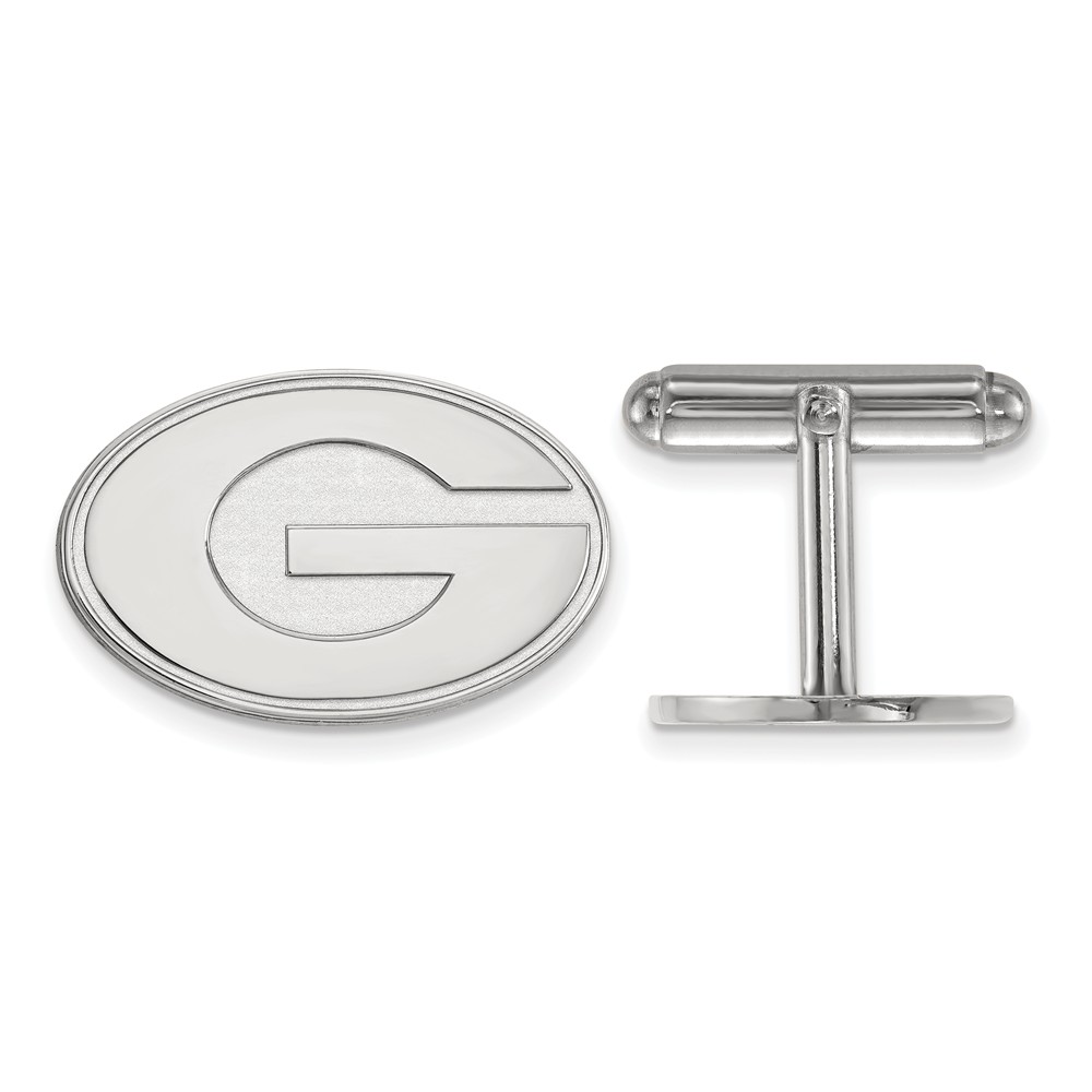 NCAA Sterling Silver University of Georgia Cuff Links