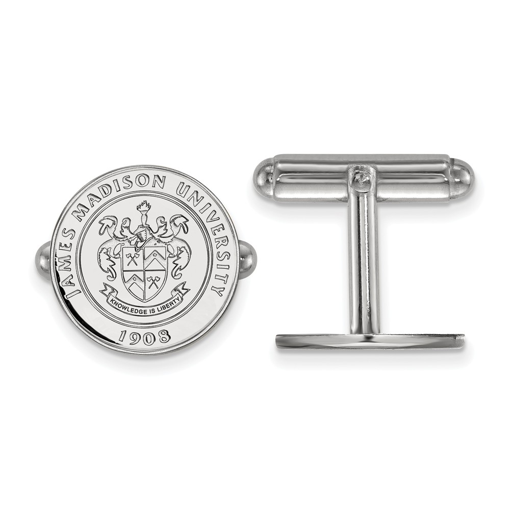 NCAA Sterling Silver James Madison University Crest Cuff Links