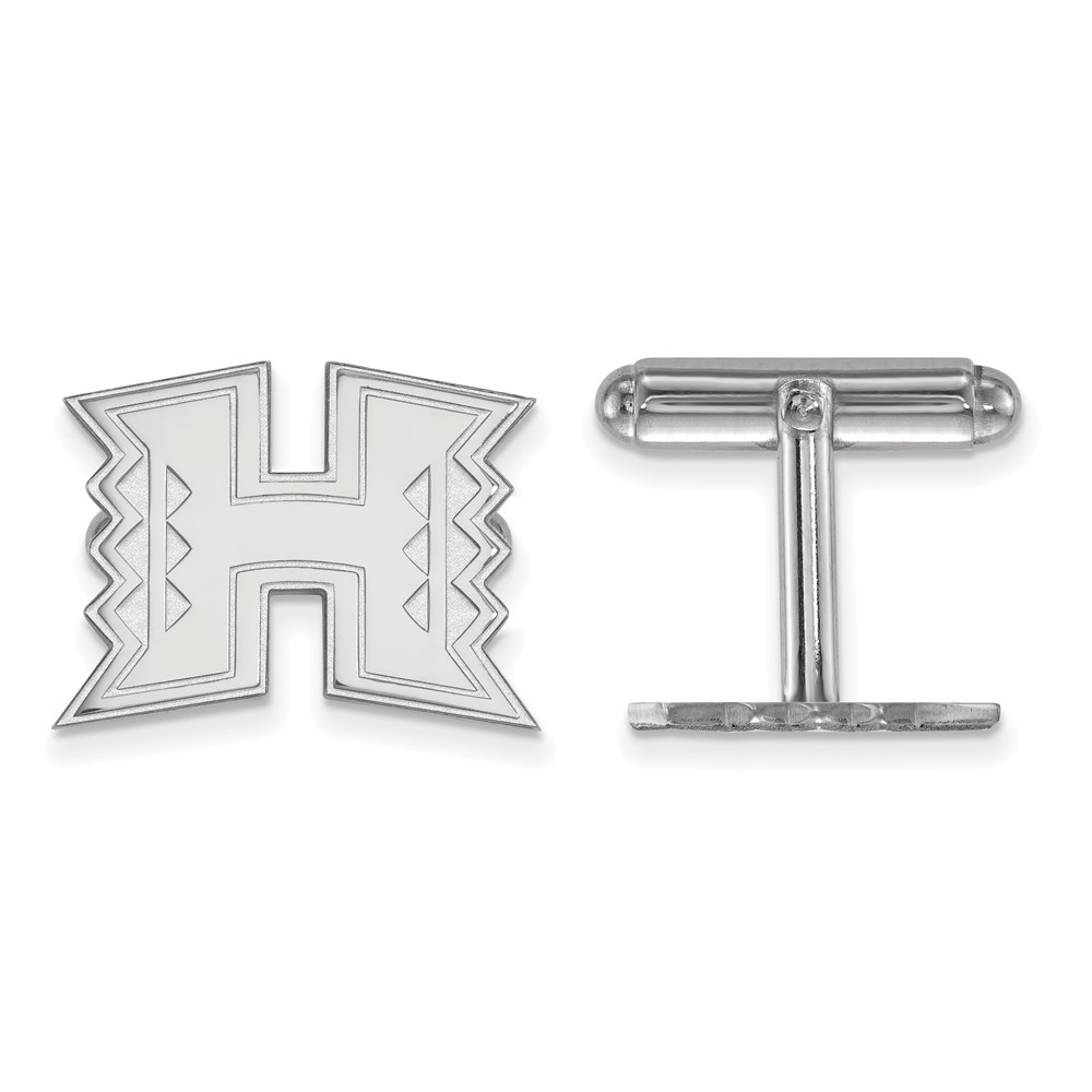 NCAA Sterling Silver The University of Hawai&#039;i Cuff Links