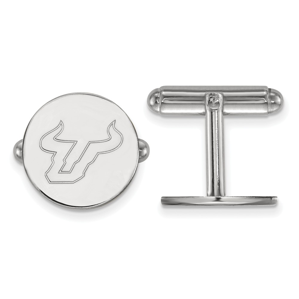 NCAA Sterling Silver University of South Florida Cuff Links