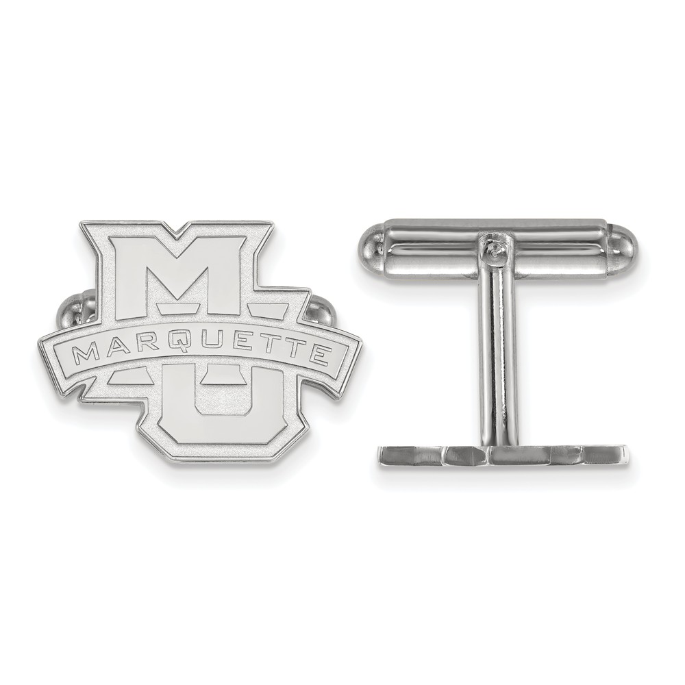 NCAA Sterling Silver Marquette University Cuff Links