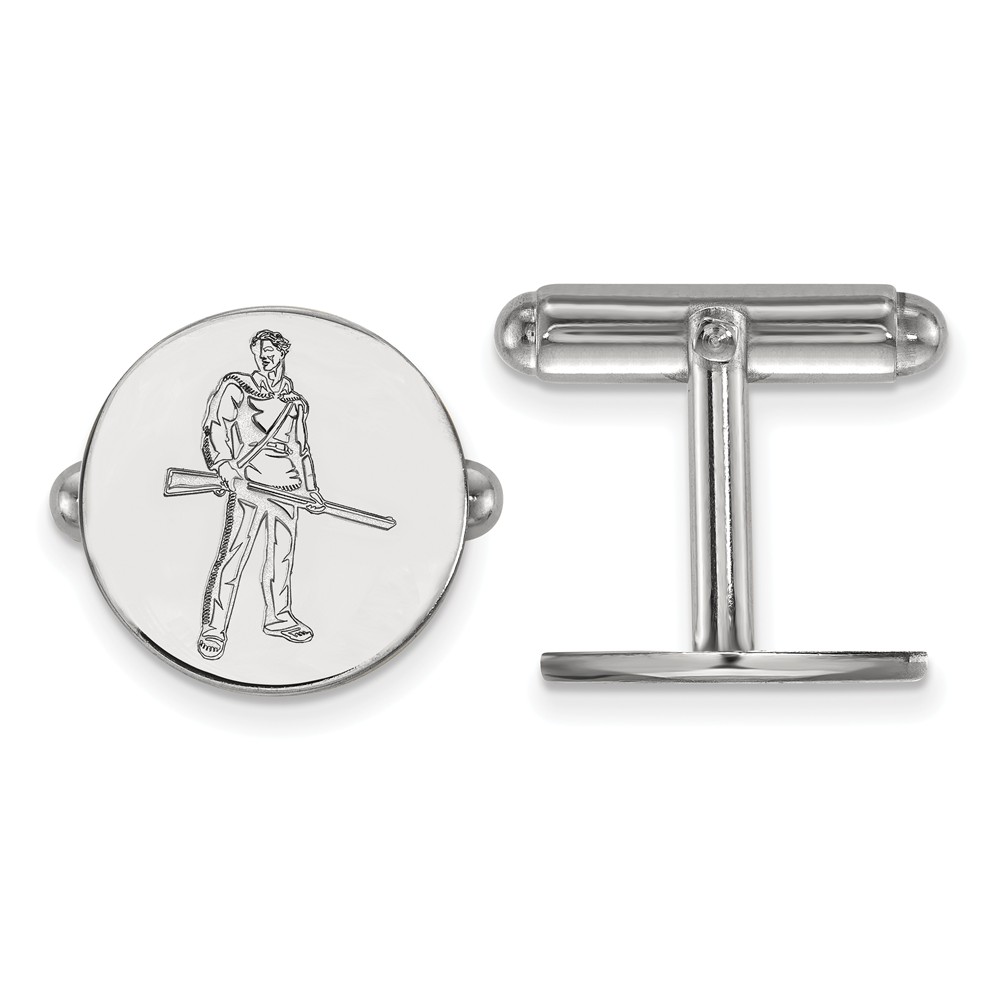 Sterling Silver West Virginia University Cuff Links
