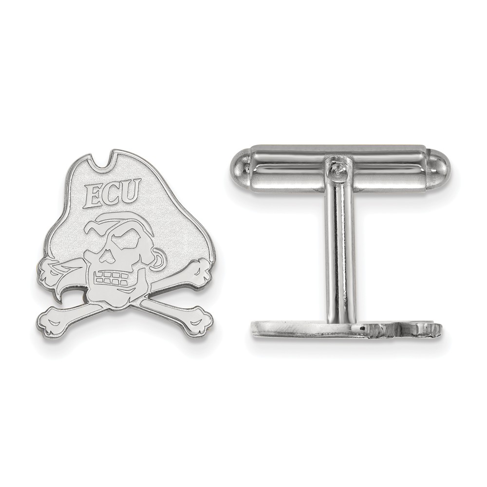 Sterling Silver East Carolina University Cuff Links