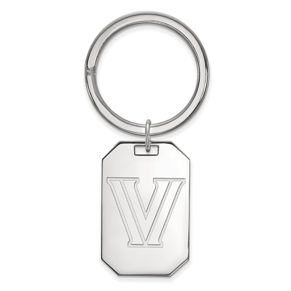 Sterling Silver Villanova U Key Chain