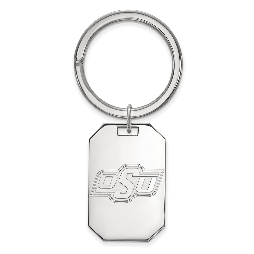 Sterling Silver Oklahoma State Key Chain
