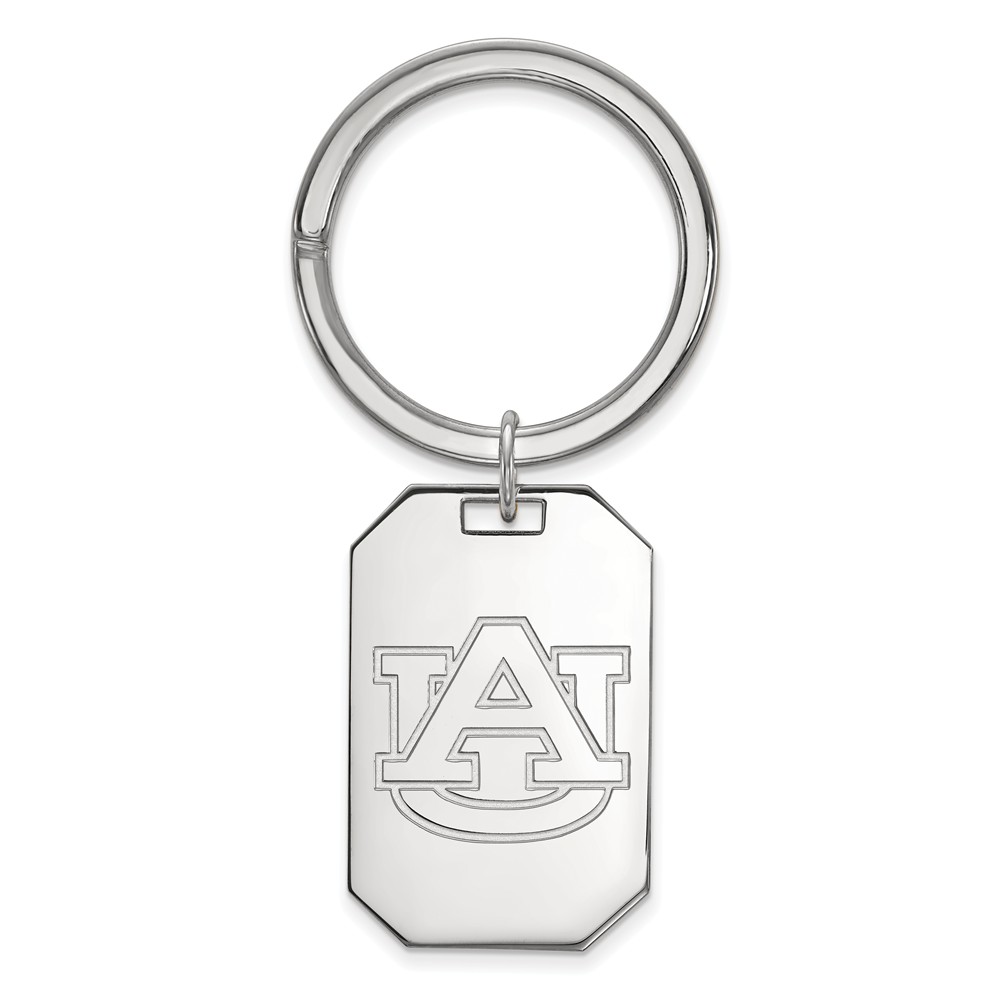 NCAA Sterling Silver Auburn U Key Chain