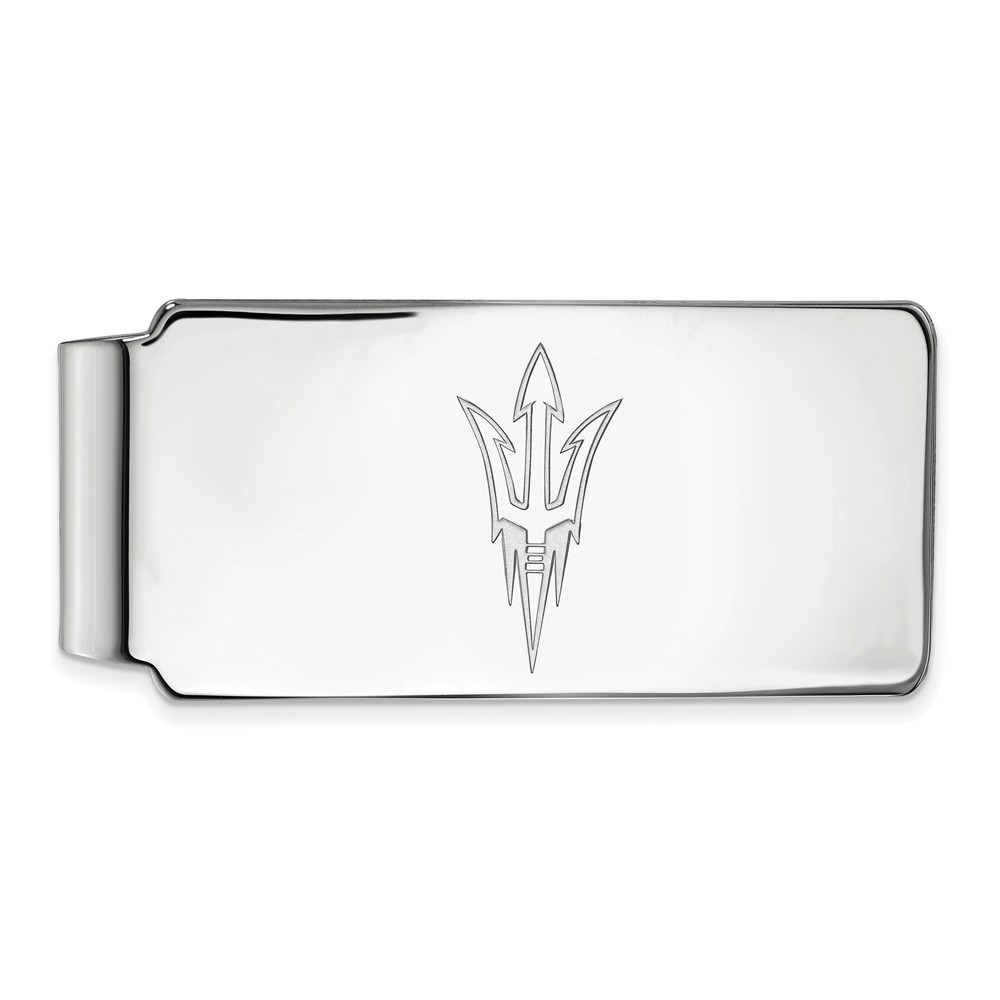 NCAA 10k White Gold Arizona State Money Clip