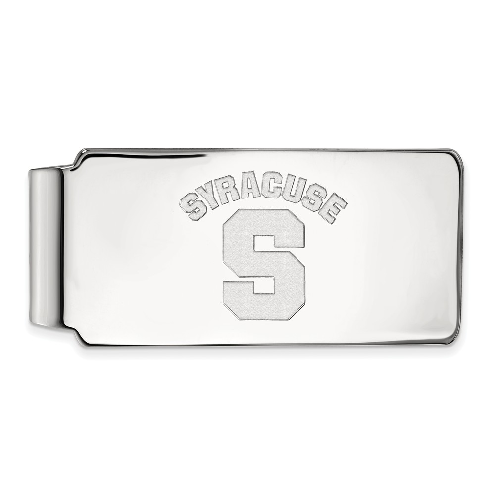 NCAA 10k White Gold Syracuse U Money Clip