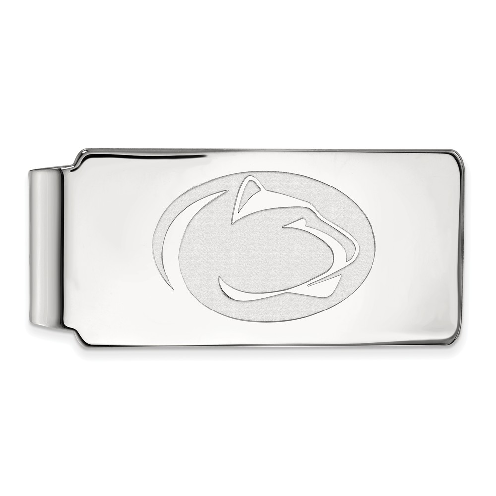 NCAA 10k White Gold Penn State University Money Clip