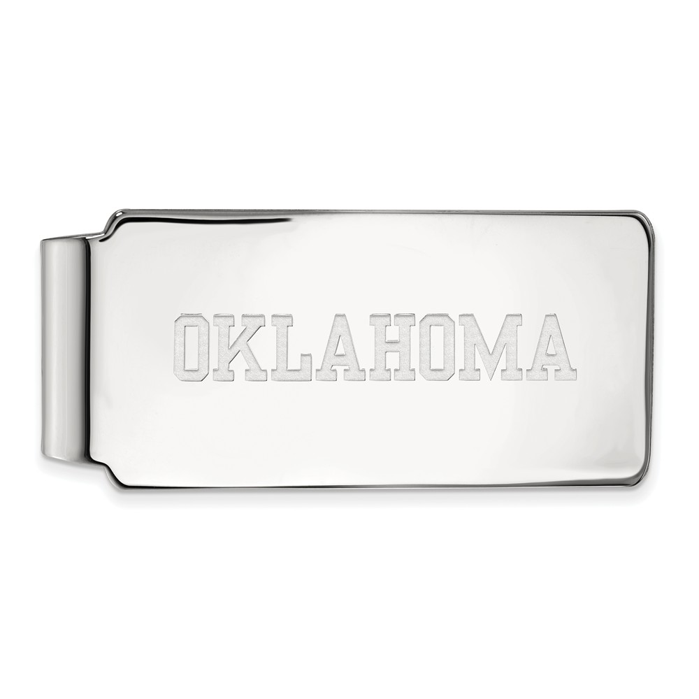 NCAA 10k White Gold U of Oklahoma Money Clip