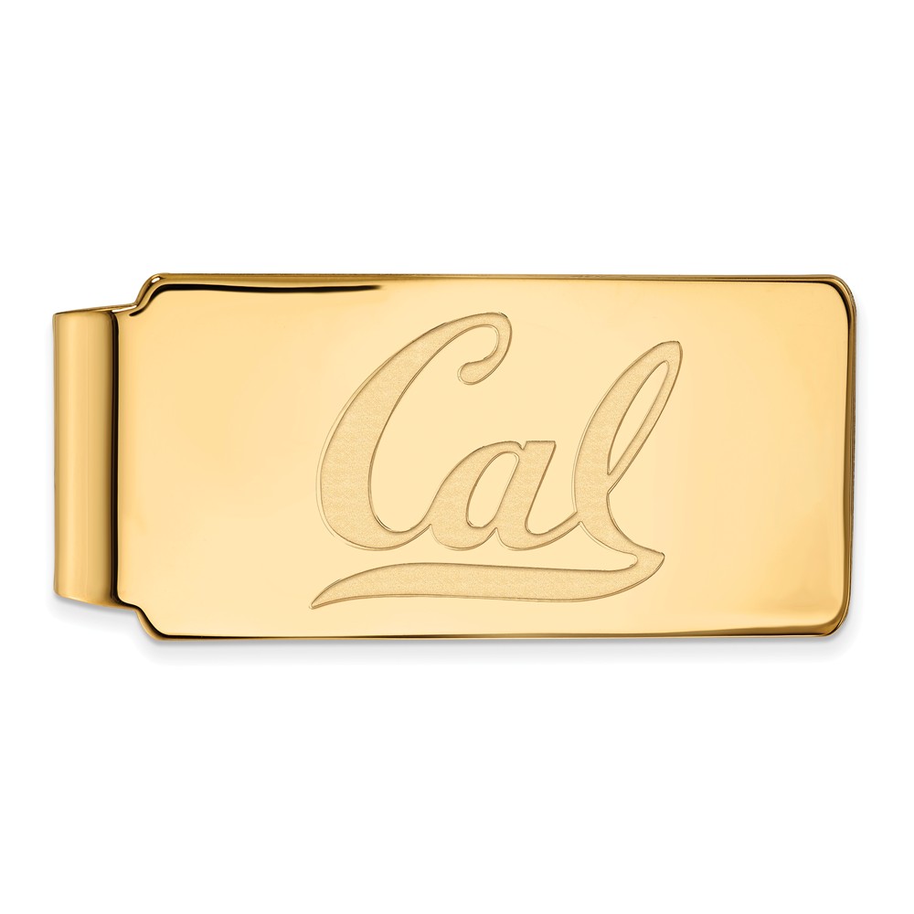 NCAA 10k Yellow Gold U of California Berkeley Money Clip