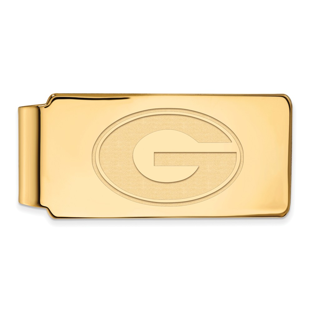10k Yellow Gold U of Georgia Money Clip