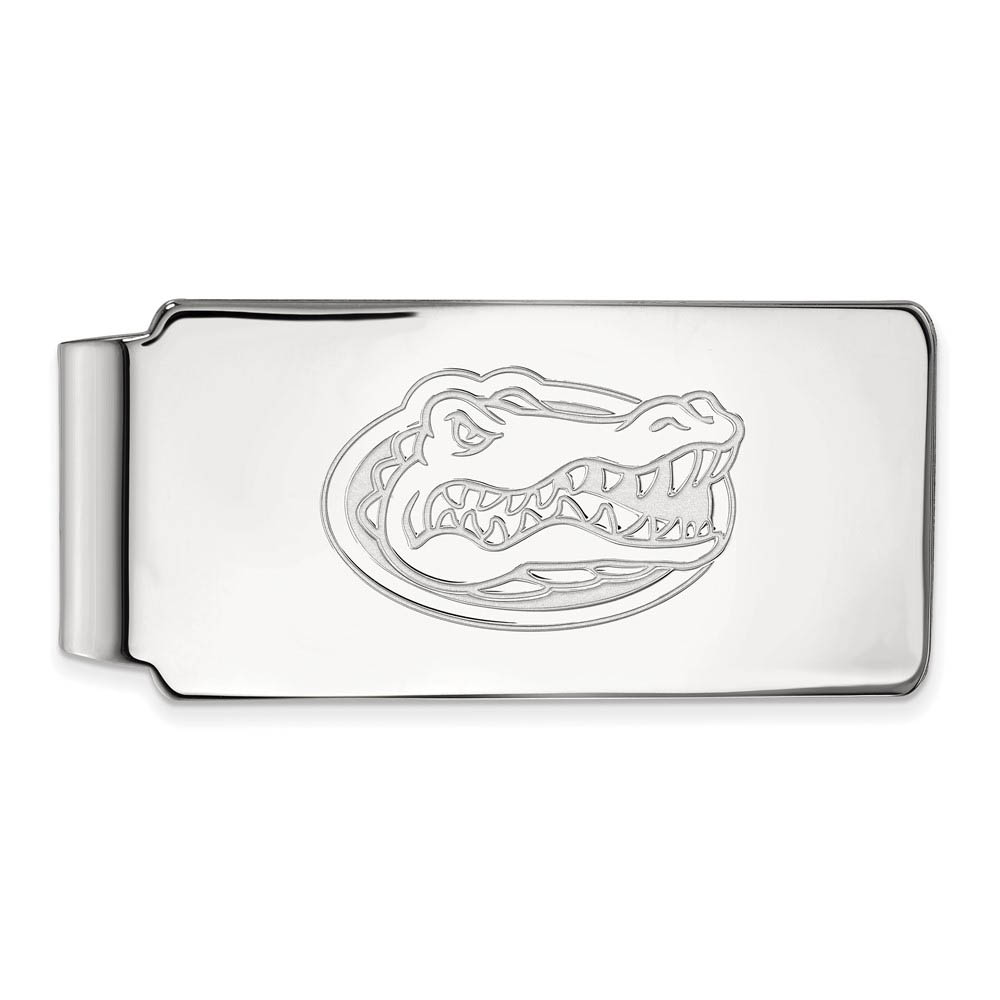 14k White Gold U of Florida Money Clip