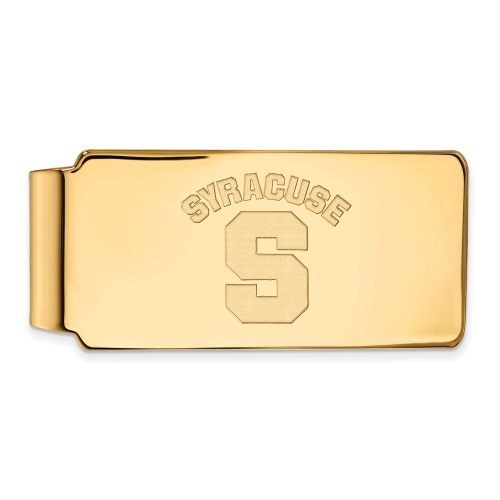 14k Yellow Gold Syracuse U Money Clip