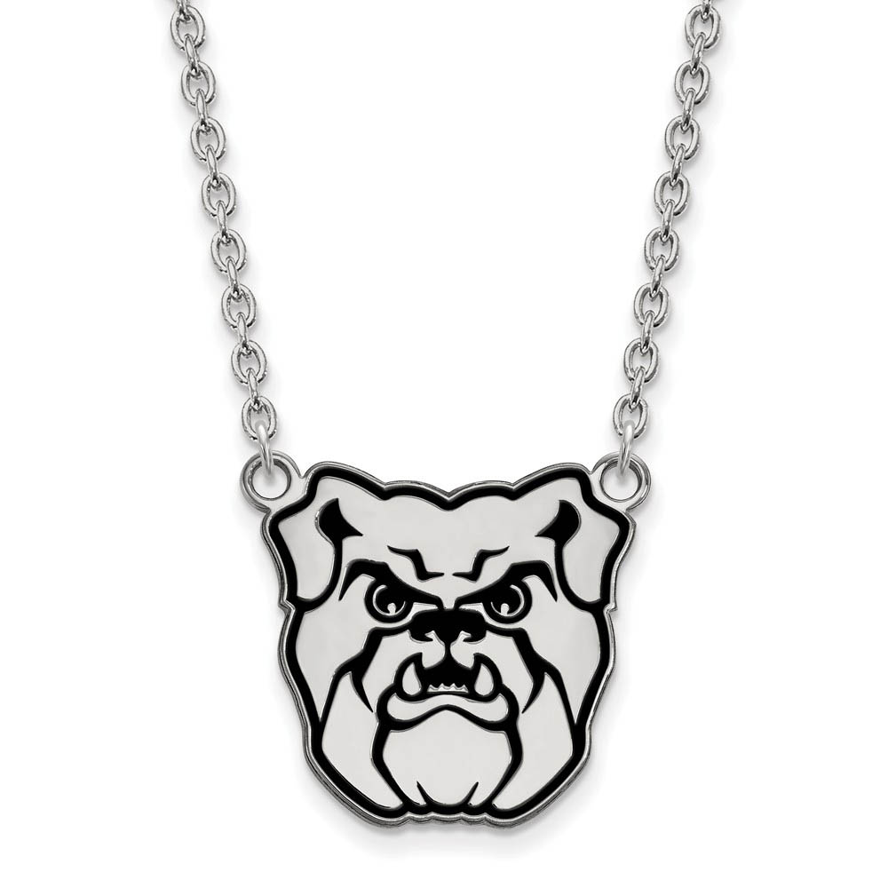 Sterling Silver Butler U Enamel Pendant Necklace