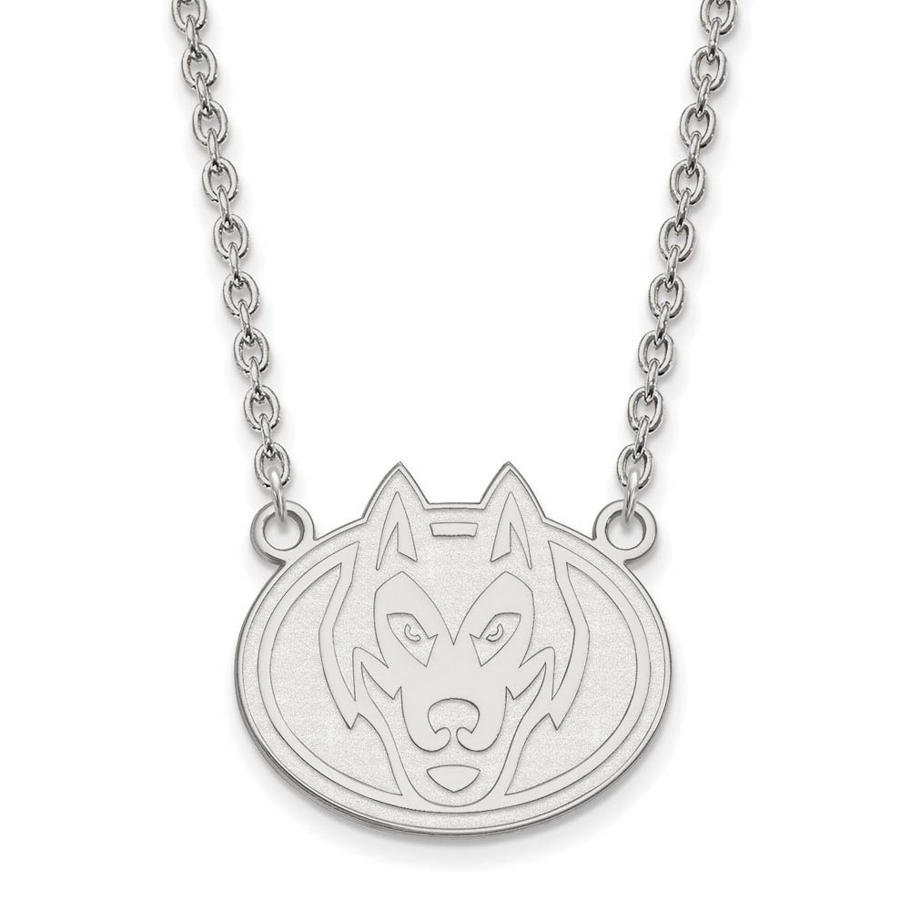 10k White Gold St. Cloud State Pendant Necklace