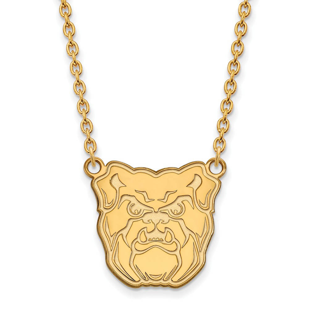 10k Yellow Gold Butler U Pendant Necklace
