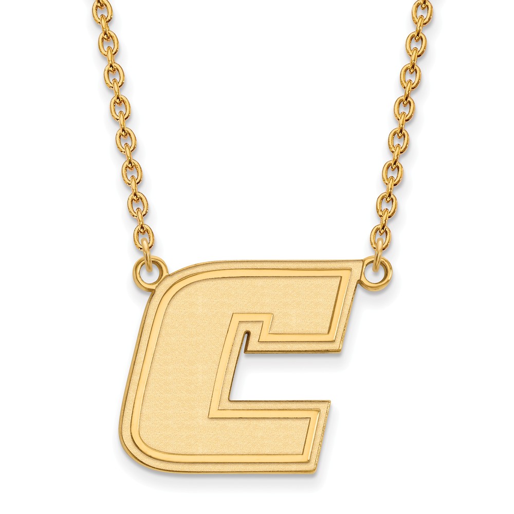 14k Gold Plated Silver U of Tenn at Chattanooga LG Initial C Necklace