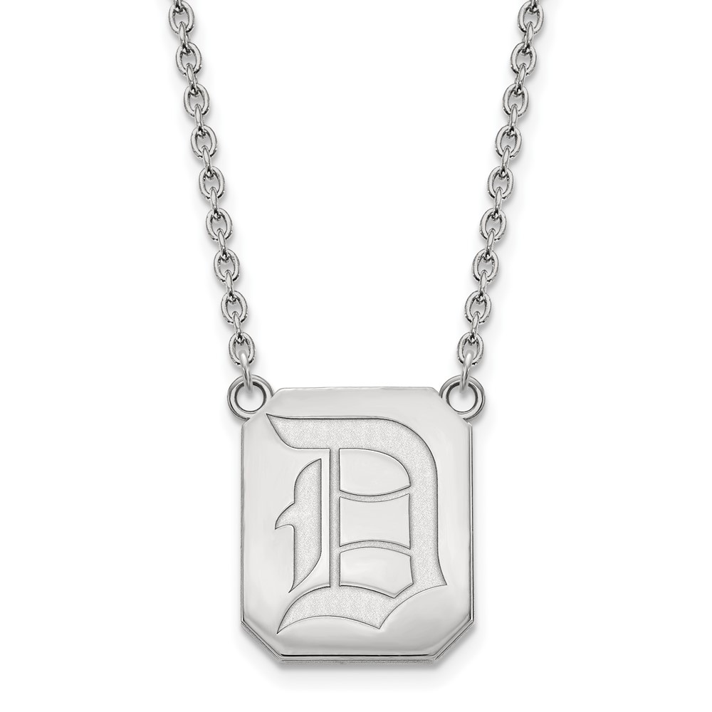Sterling Silver Duquesne U 'D' Pendant Necklace