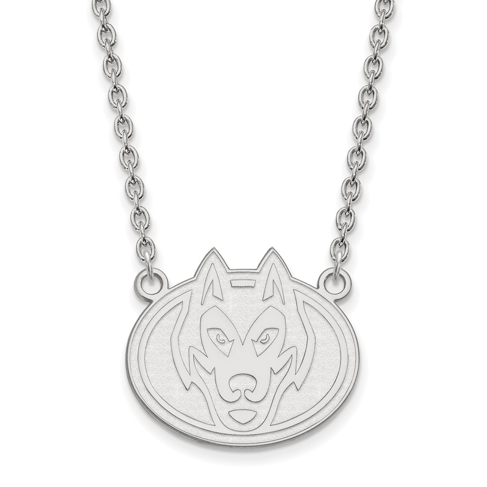 Sterling Silver St. Cloud State Mascot Pendant Necklace