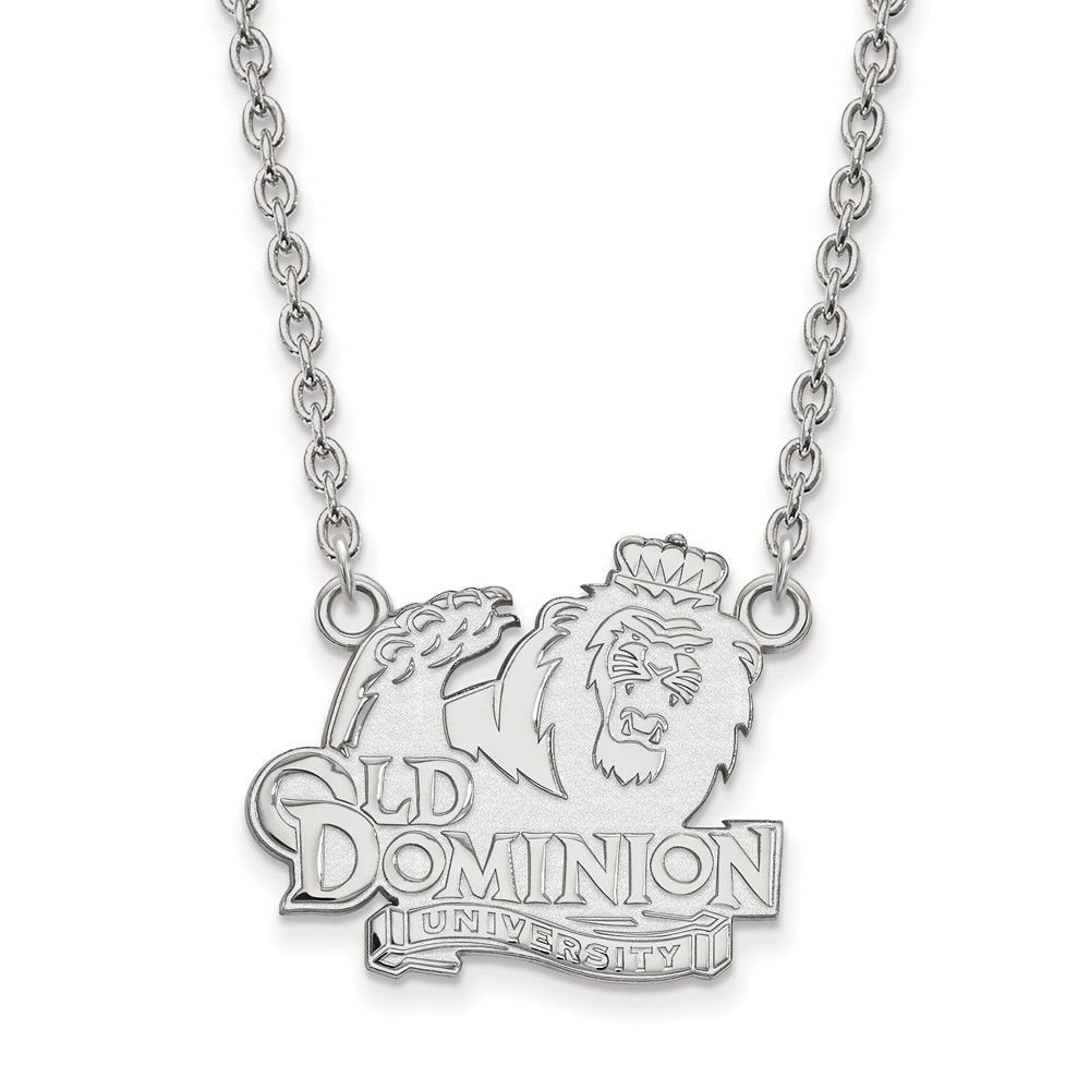 Sterling Silver Old Dominion U Pendant Necklace