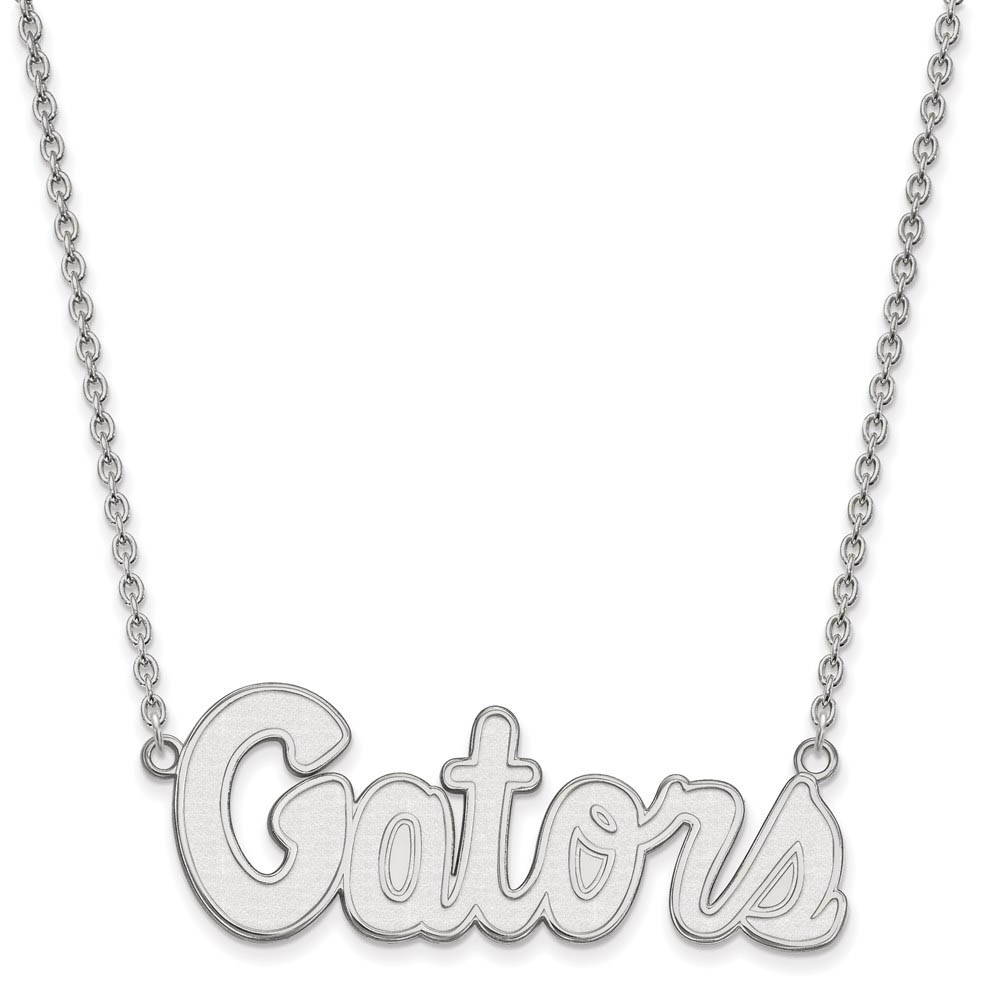 Sterling Silver U of Florida 'Gators' Pendant Necklace