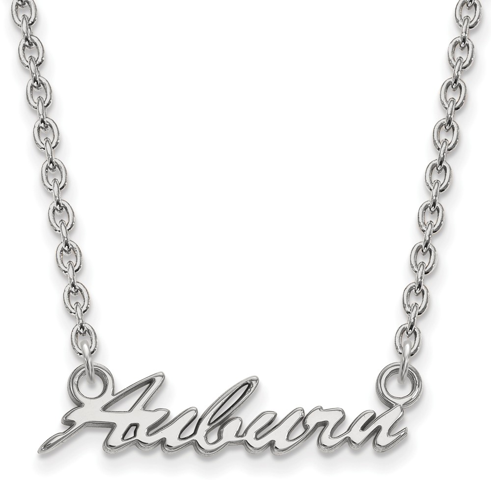 Sterling Silver Auburn U 'Auburn' Pendant Necklace