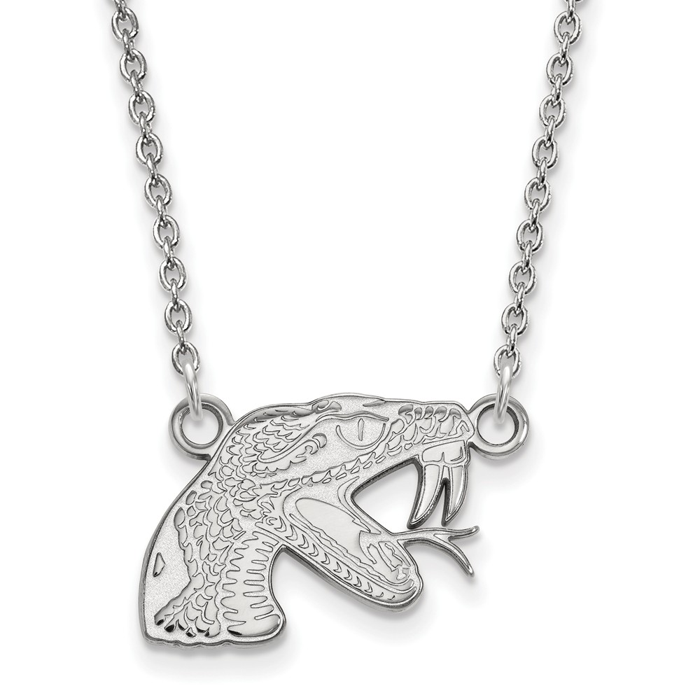 10k White Gold Florida A&M U Small Pendant Necklace