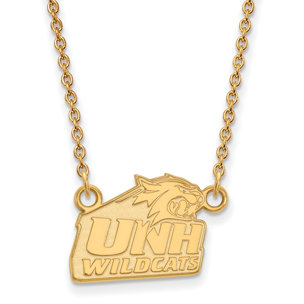 10k Yellow Gold U of New Hampshire Pendant Necklace
