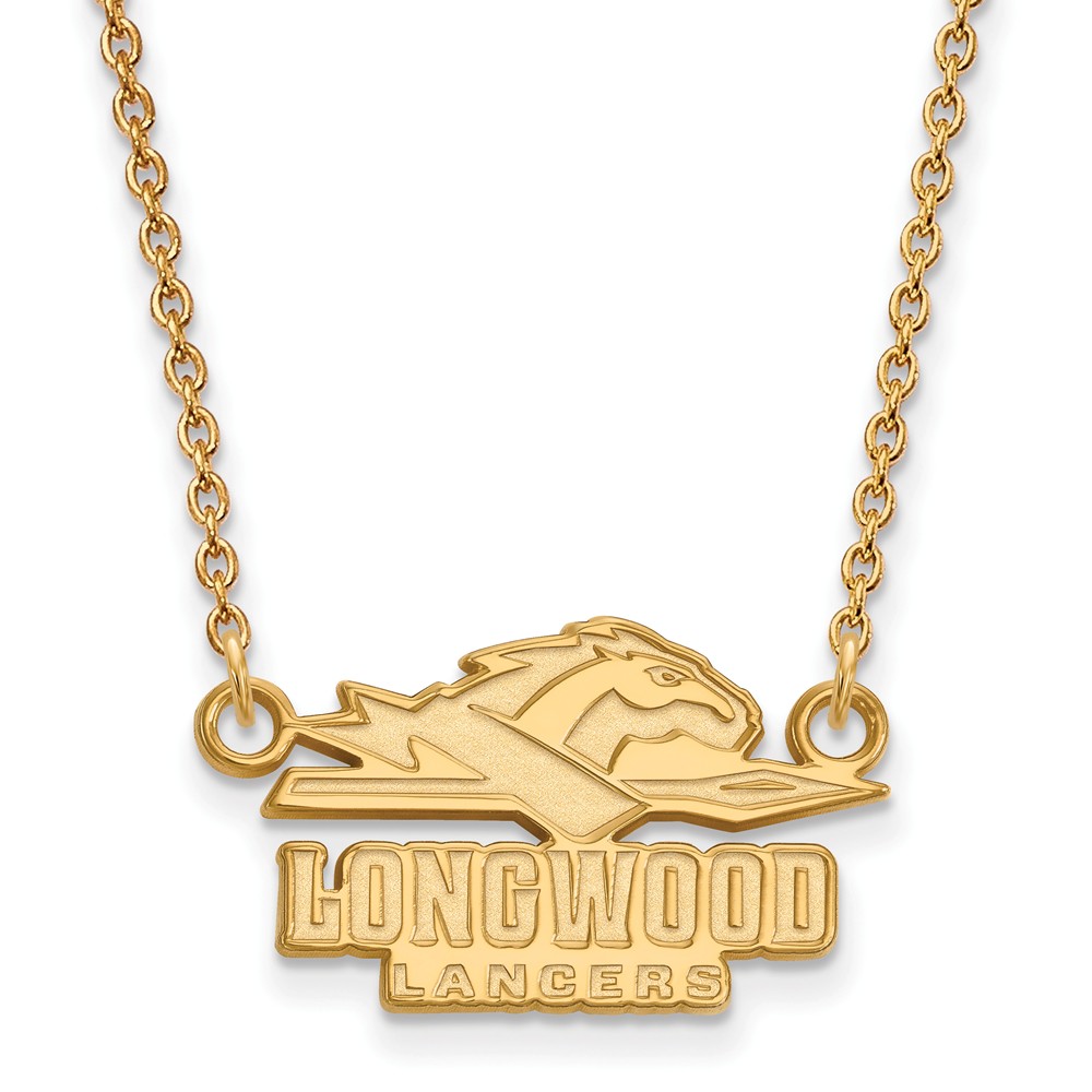 10k Yellow Gold Longwood U Pendant Necklace