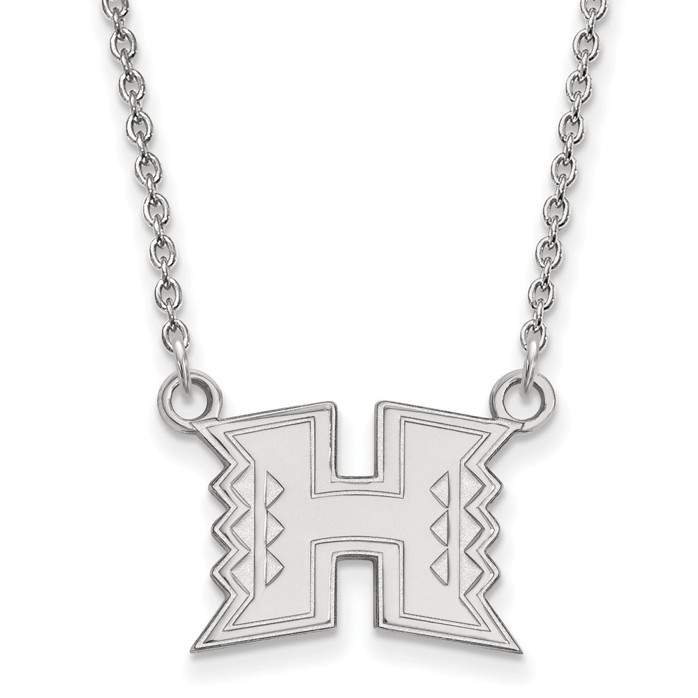 14k White Gold The U of Hawai'i Pendant Necklace
