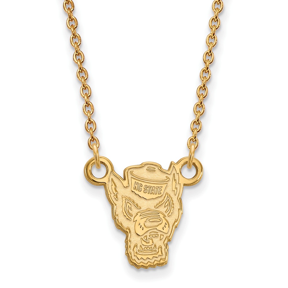 14k Yellow Gold North Carolina Pendant Necklace