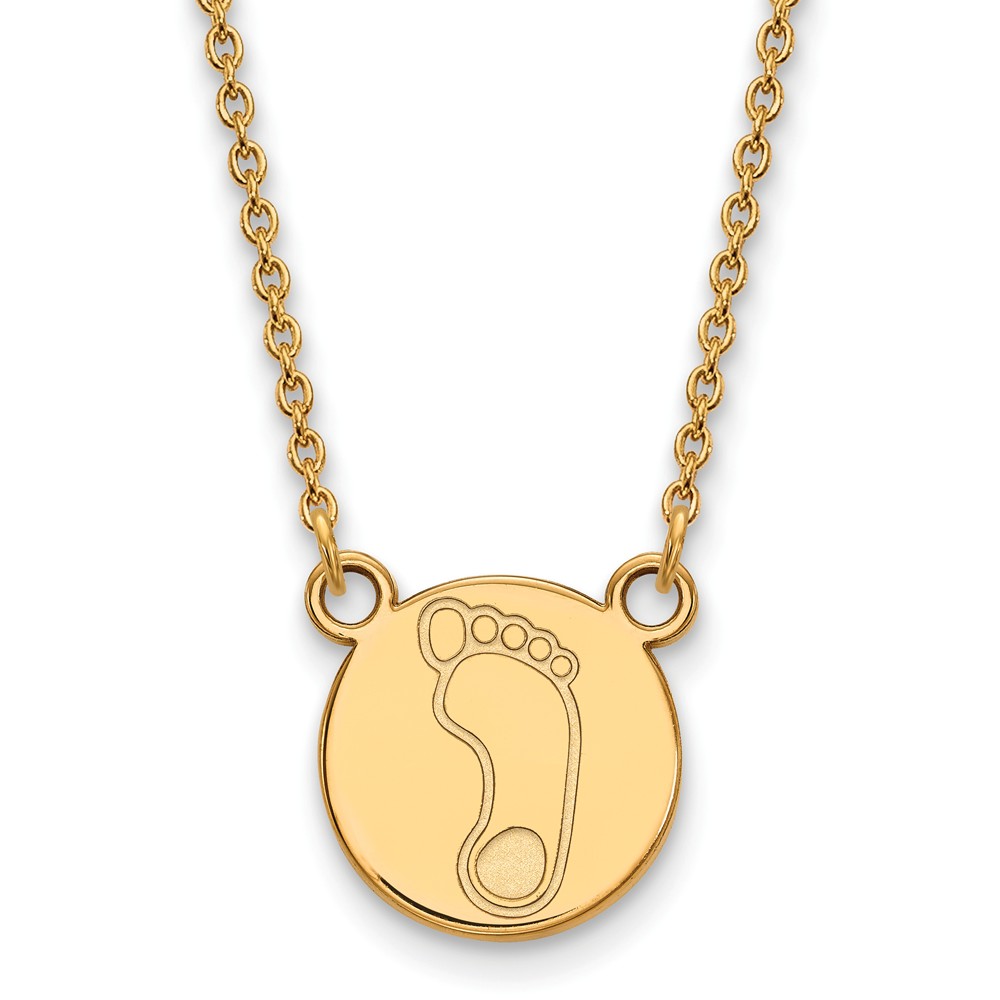 14k Gold Plated Silver North Carolina Tar Heals Pendant Necklace