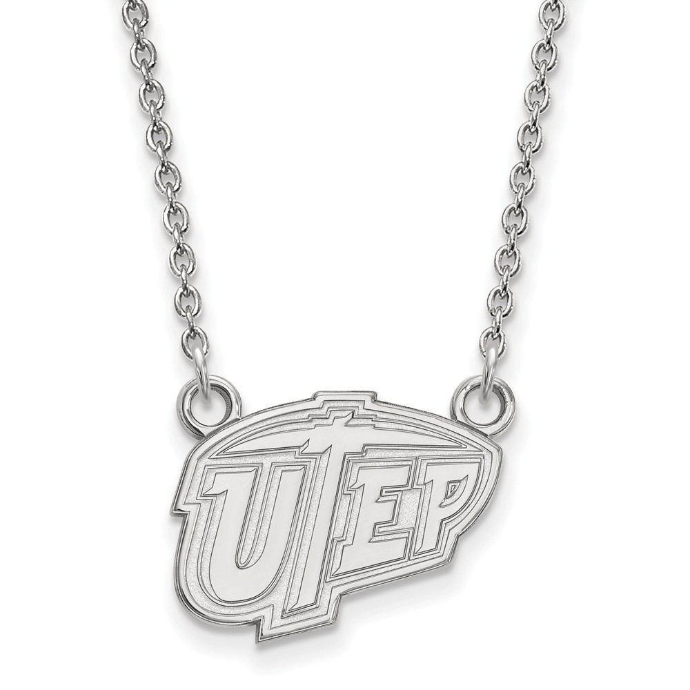 Sterling Silver U of Texas at El Paso Pendant Necklace