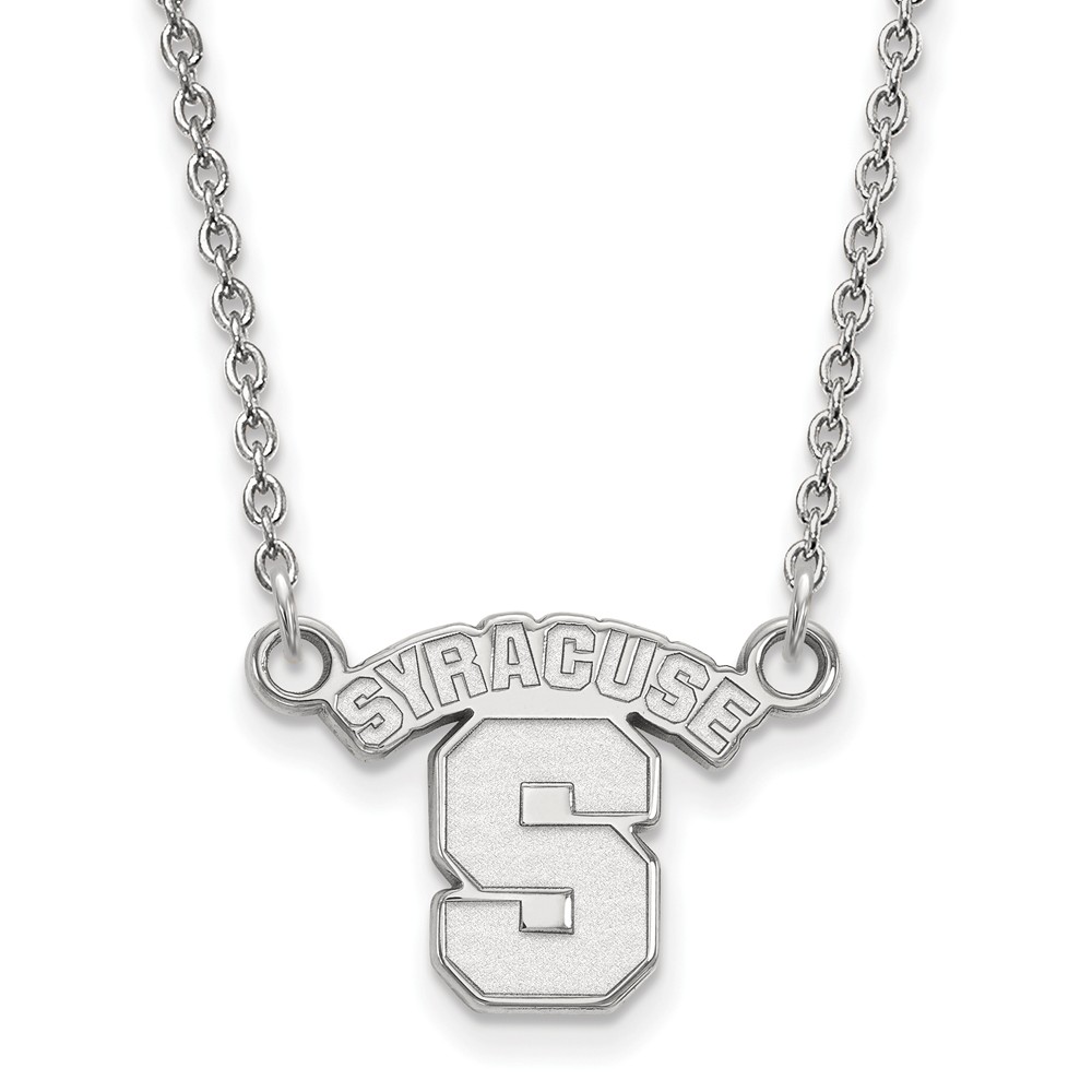 Sterling Silver Syracuse U Logo Pendant Necklace