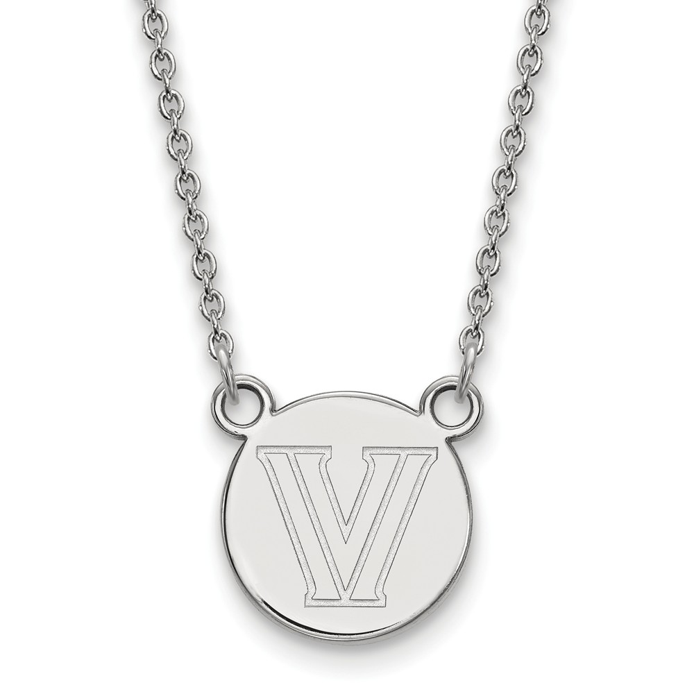 Sterling Silver Villanova U Disc Necklace