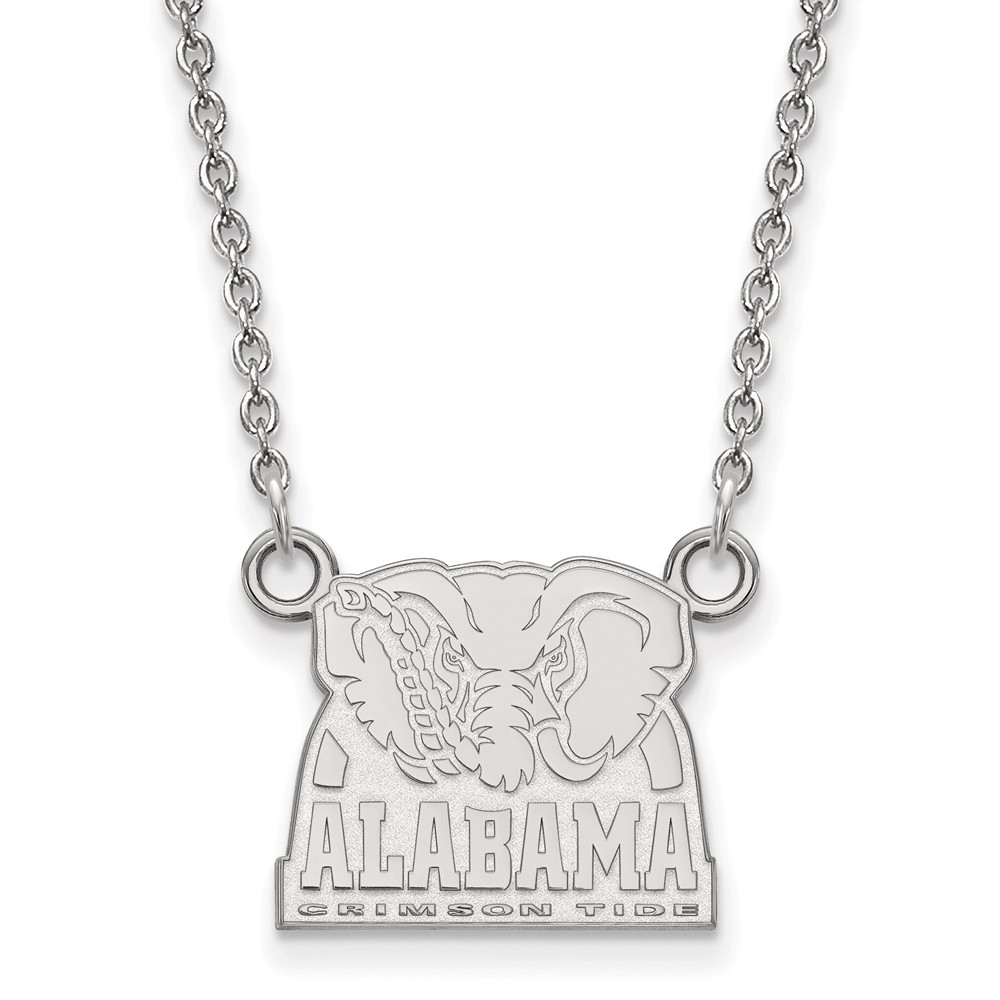 Sterling Silver U of Alabama Sm Crimson Tide Necklace
